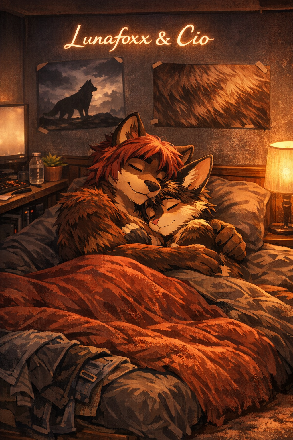 Lunafoxx & Cio shining in the void